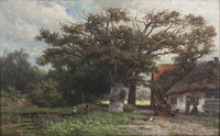 KS 1990 014
<br/>
Boerenerf
<br/>
<em>Borselen, Jan Willem van (1825-1892)</em>